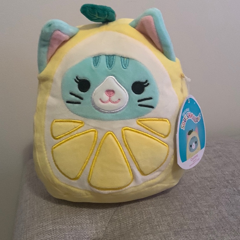 Corinna in a lemon squishmellow